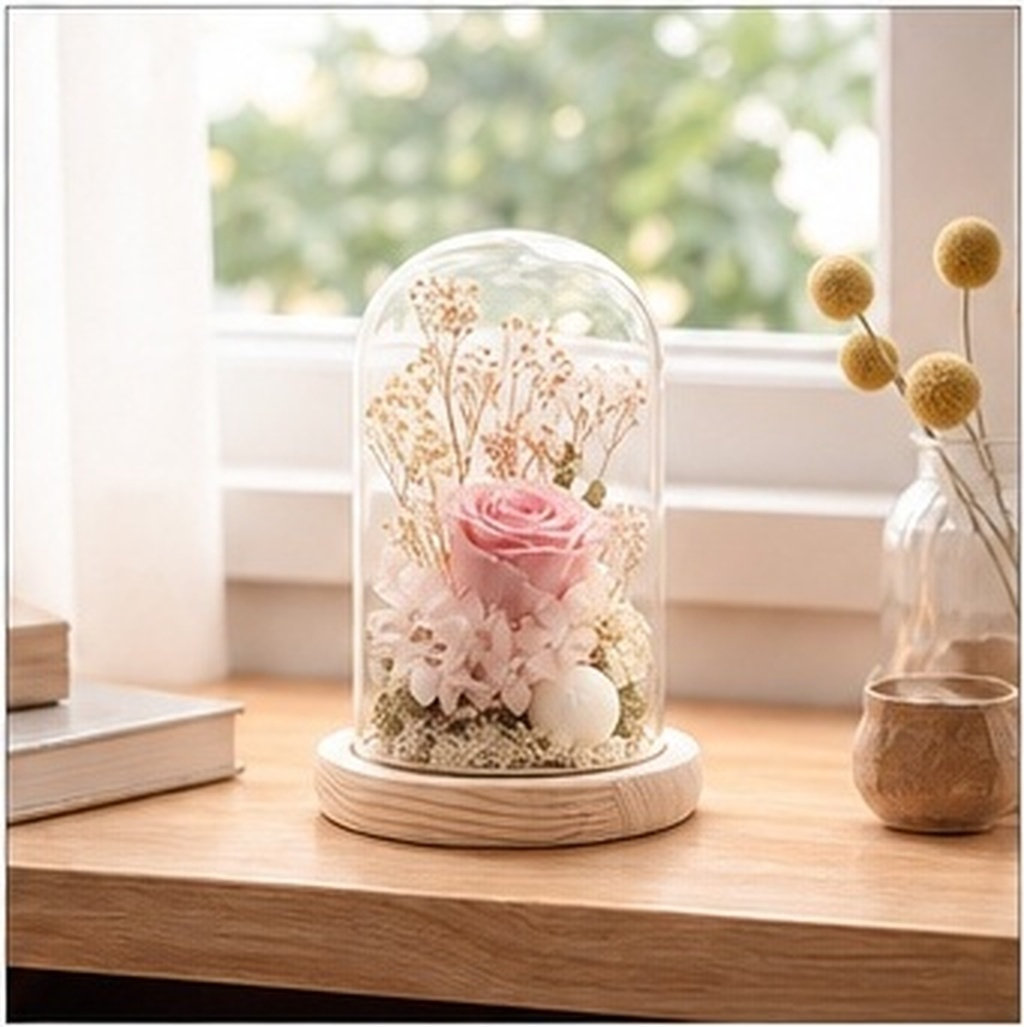 Plastic Dome Clear - 9x15cm Elegante glazen koepel voor geconserveerde