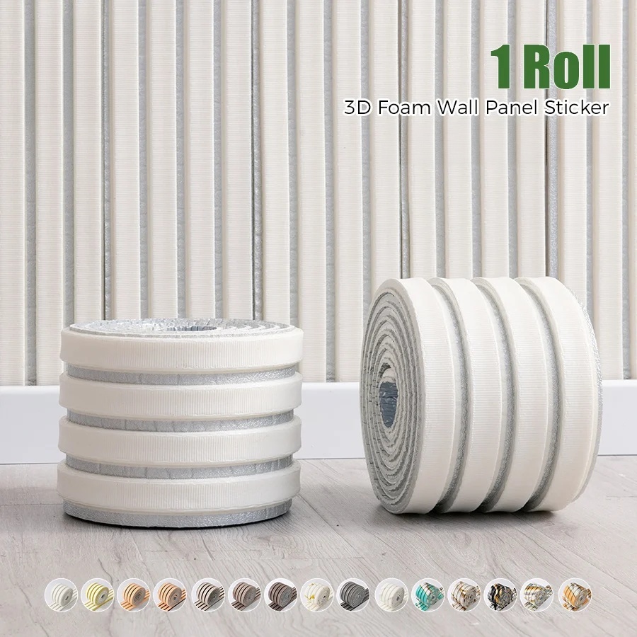 Cutting Board Foam - 1 rol schuimwandsticker, 3D-wandpaneel, 11 mm