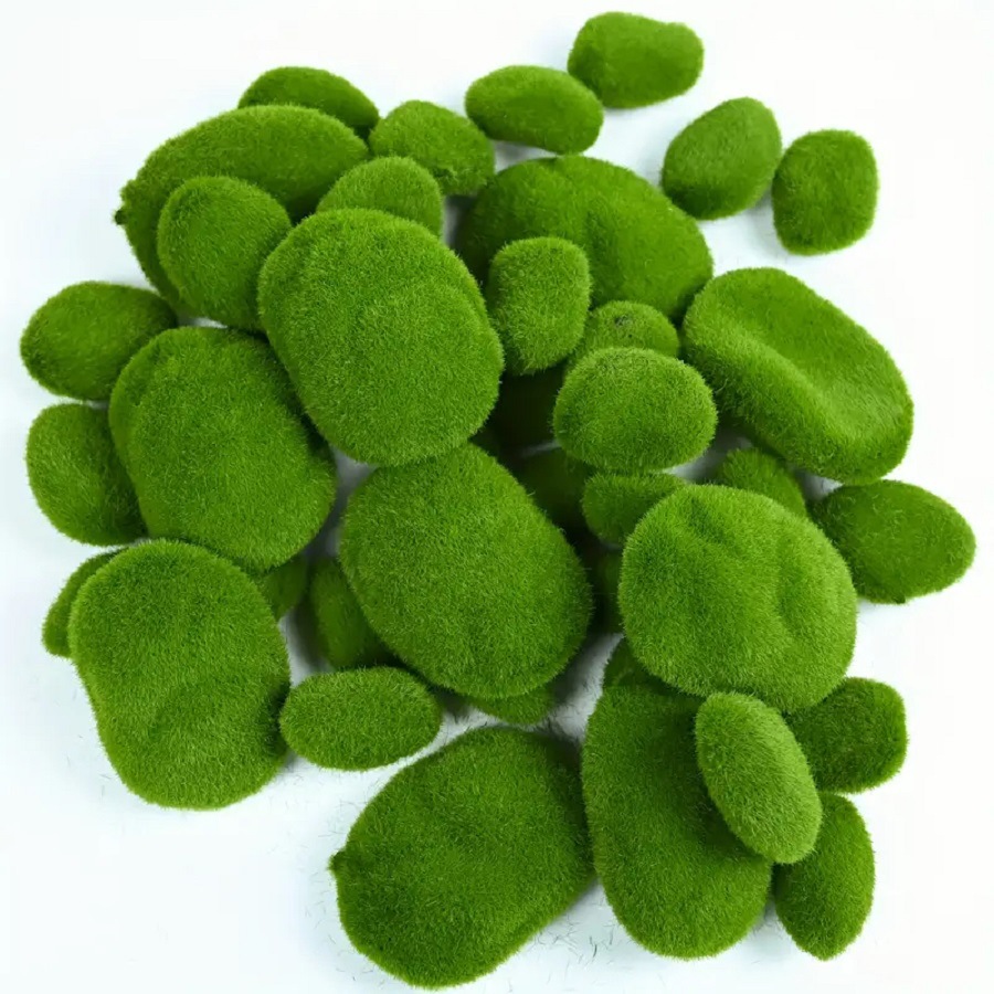 Sphagnum Moss Dry - 5 Stuks 3-12 Cm Groene Kunstmatige