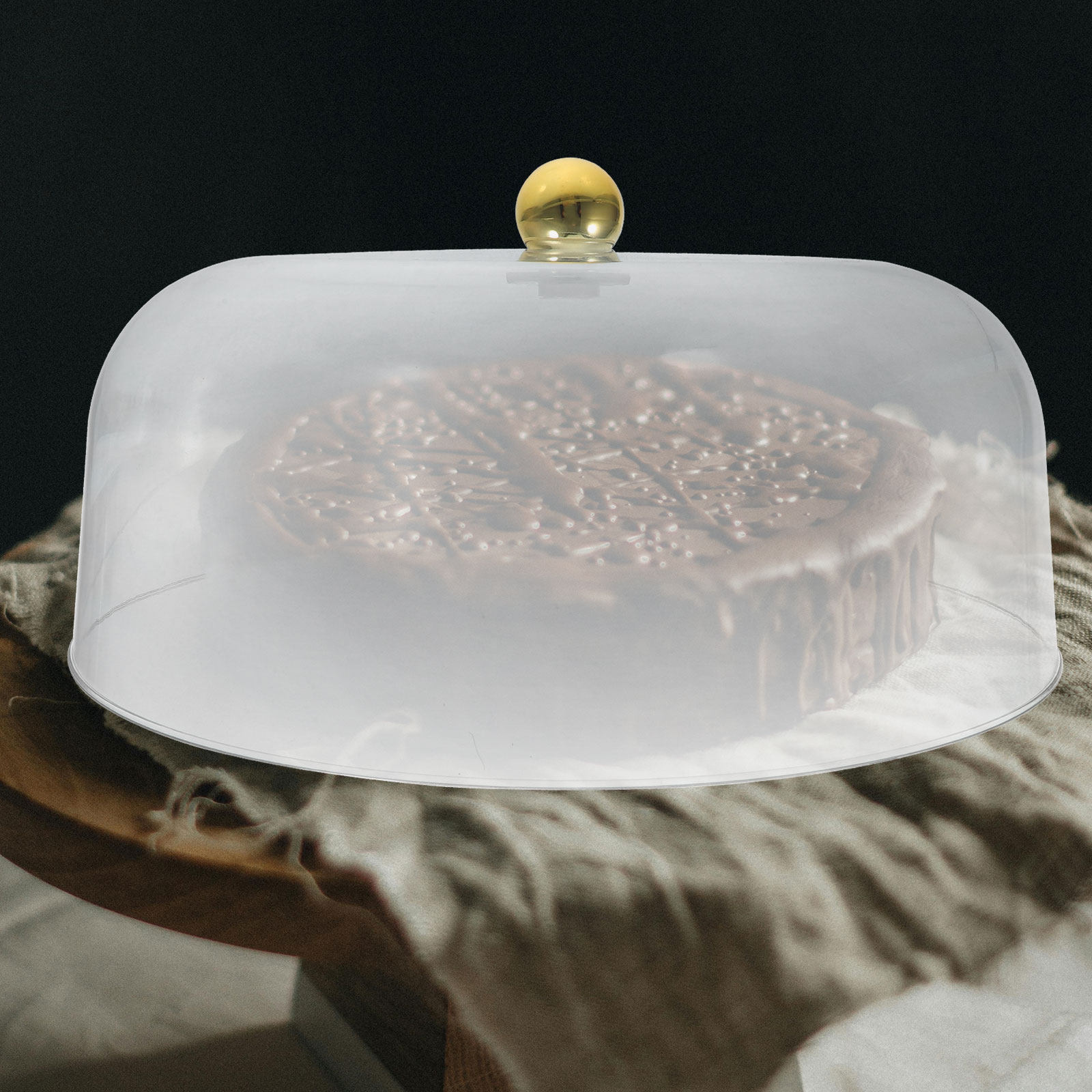 Plastic taartkoepel 28 cm, tra - Plastic Dome Clear recensie en prijs